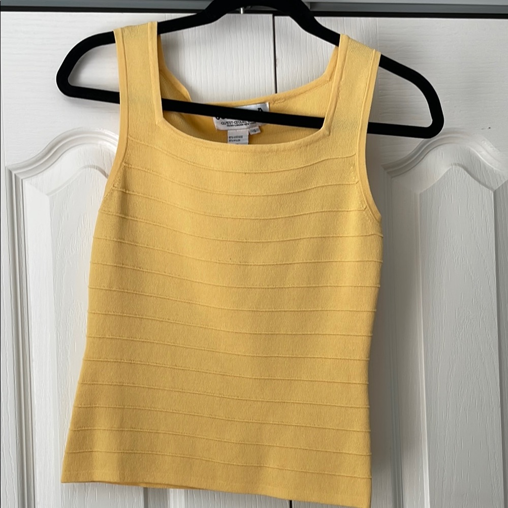 Gold yellow Tank Top